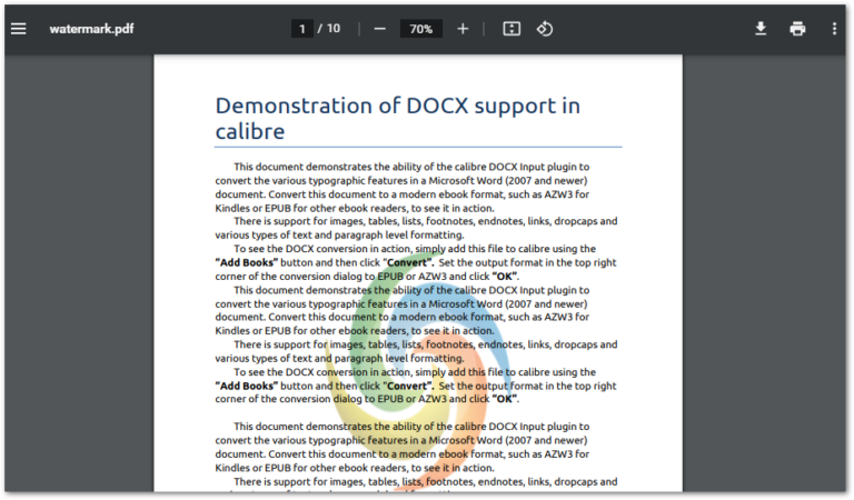 PDF处理控件Aspose.PDF功能演示：在Java中以编程方式为 PDF 添加水印