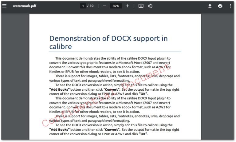 PDF处理控件Aspose.PDF功能演示：在Java中以编程方式为 PDF 添加水印