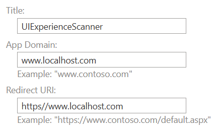 创建新的客户端ID和密码